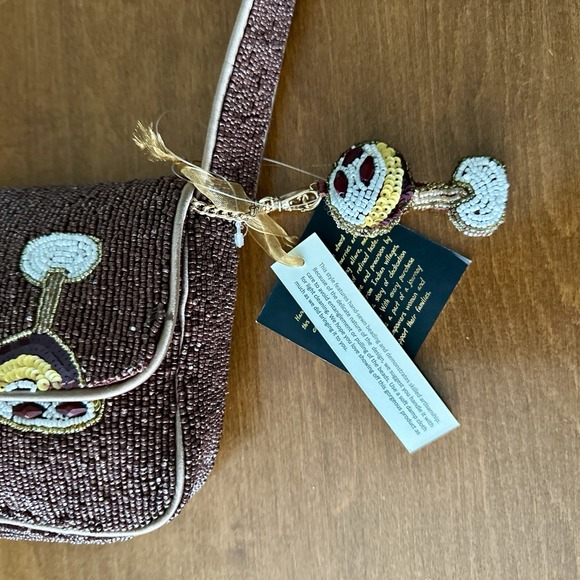 NWT New Release  From India to You Espresso Martini Beaded Bag TikTok Viral - Picture 13 of 16